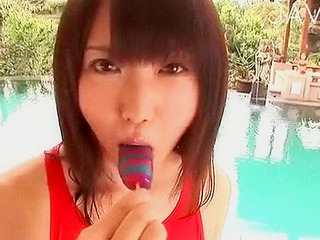 Busty Japanese babe waiting for a hot fuck session in Tokyo