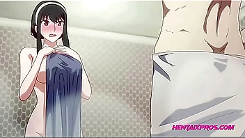 Shower Step Fantasy SEX Between StepSis and Bro - ANIME HENTAI
